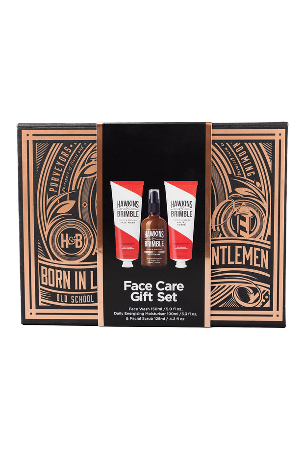 Face Gift Set Box (Daily Energising Moisturiser, Facial Scrub + Face Wash)