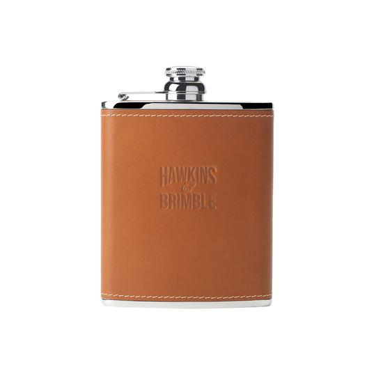 Tan Leather Hip Flask