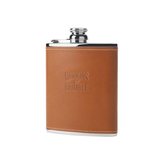 Tan Leather Hip Flask