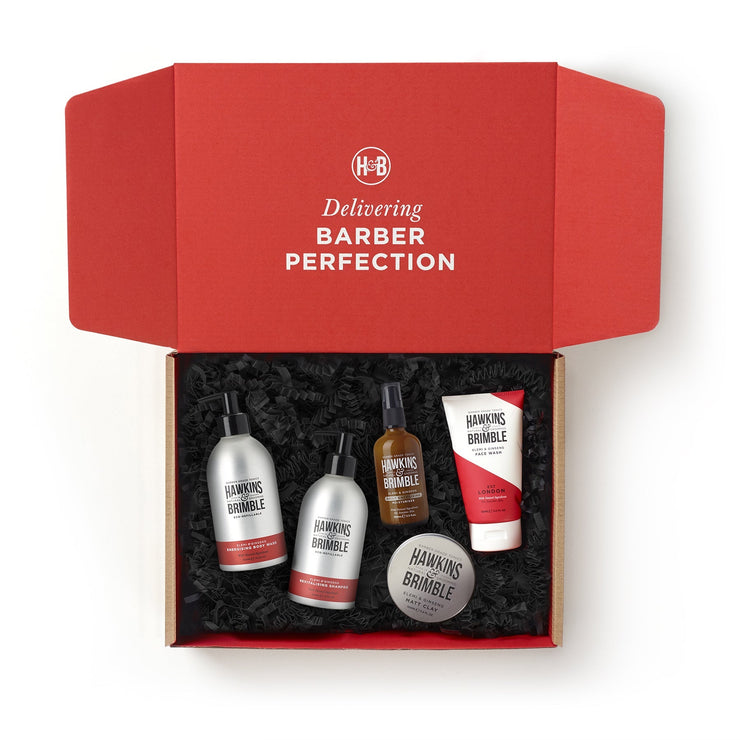 Complete Grooming Eco Box (Face Wash + Daily Energising Moisturiser + Matt Clay + Energising Body Wash + Revitalizing Shampoo)
